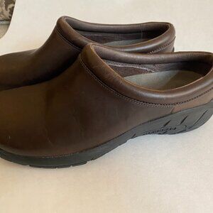 Merrell Brown Leather Mules